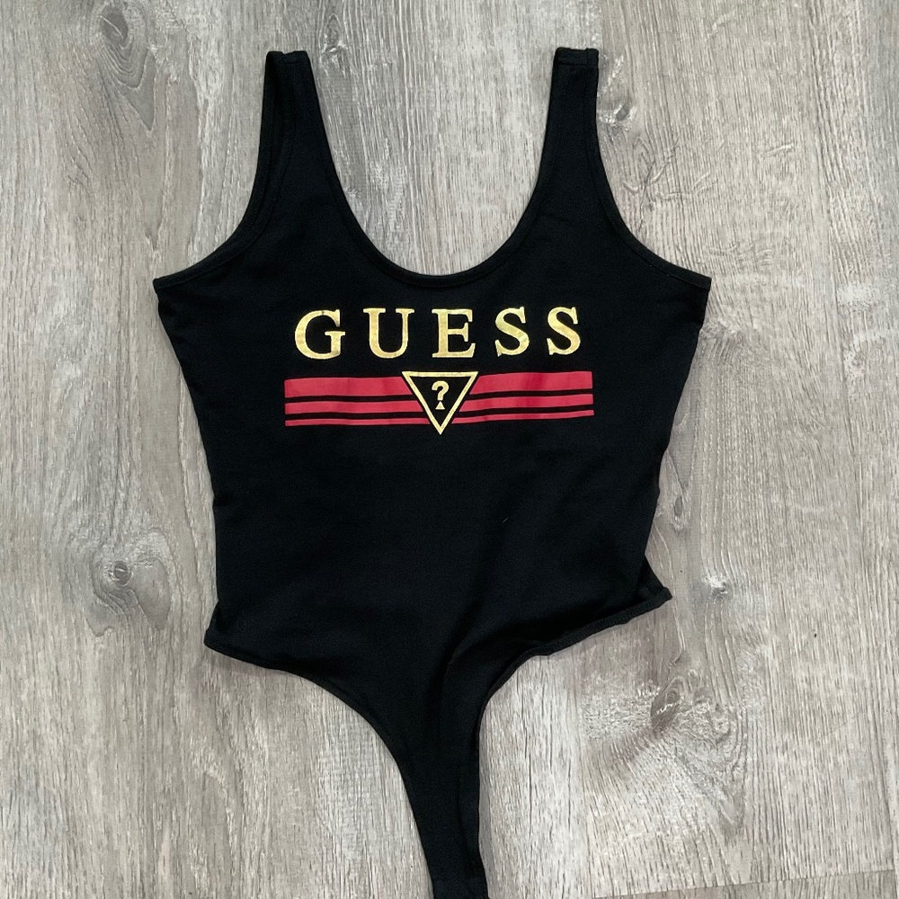 GUESS Black Bodysuit Sexy Women’s Size M New”